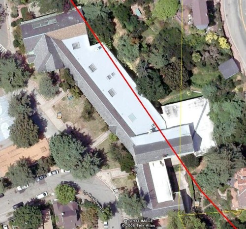 Hillside Elementary School Google Earth Image